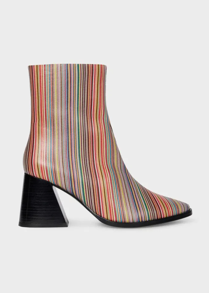 Womens Paul Smith Boots Leather Signature Stripe 039Baylis039 Boots