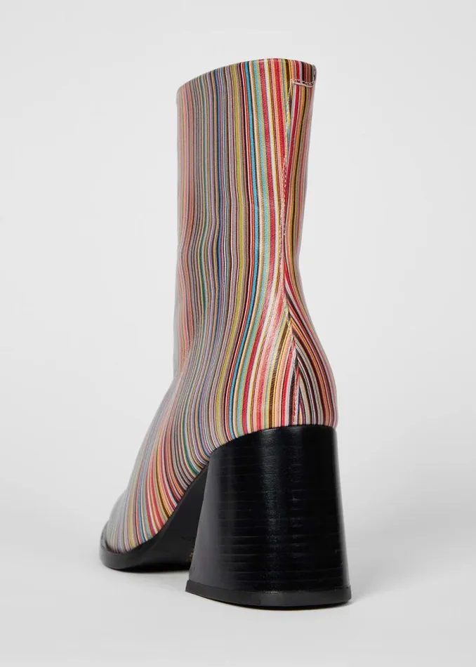 Womens Paul Smith Boots Leather Signature Stripe 039Baylis039 Boots