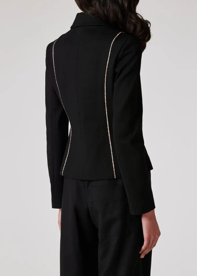 Womens Paul Smith Coats and Jackets Black Milano Jacket With Signature Stripe
