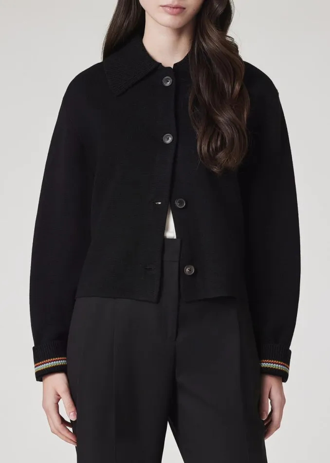 Womens Paul Smith Coats and Jackets Black Milano Merino Wool Jacket