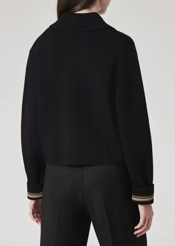 Womens Paul Smith Coats and Jackets Black Milano Merino Wool Jacket Womens Paul Smith Coats and Jackets Black Milano Merino Wool Jacket
