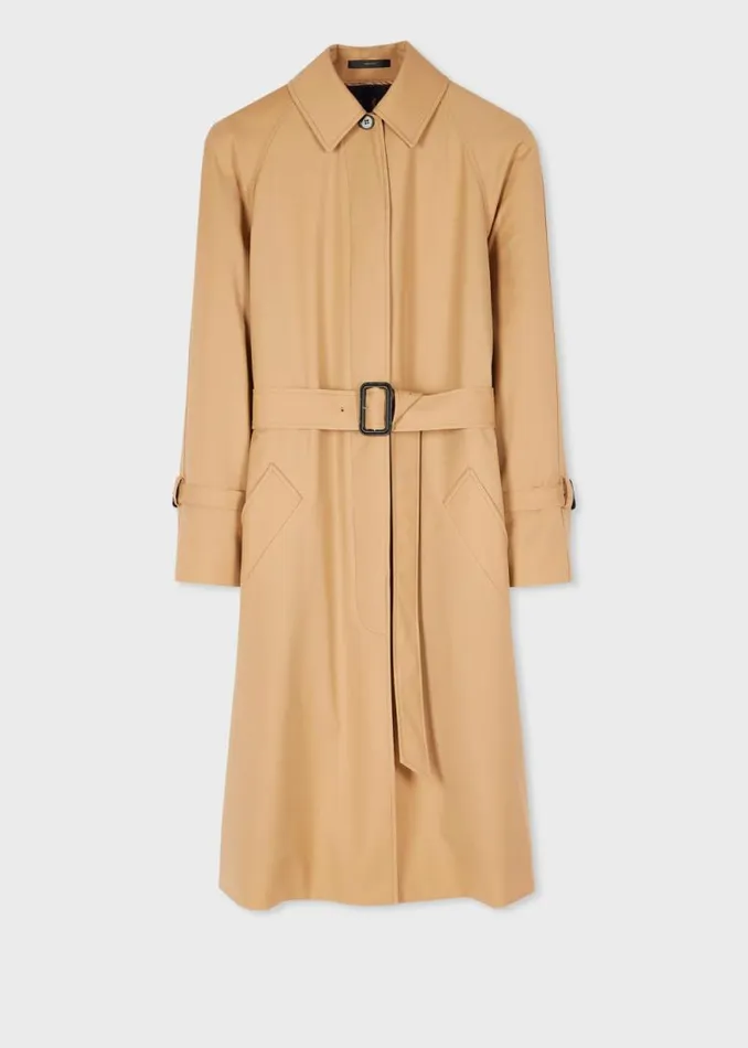 Womens Paul Smith Coats and Jackets Camel 039Storm System039 Wool Belted Mac Womens Paul Smith Coats and Jackets Camel 039Storm System039 Wool Belted Mac