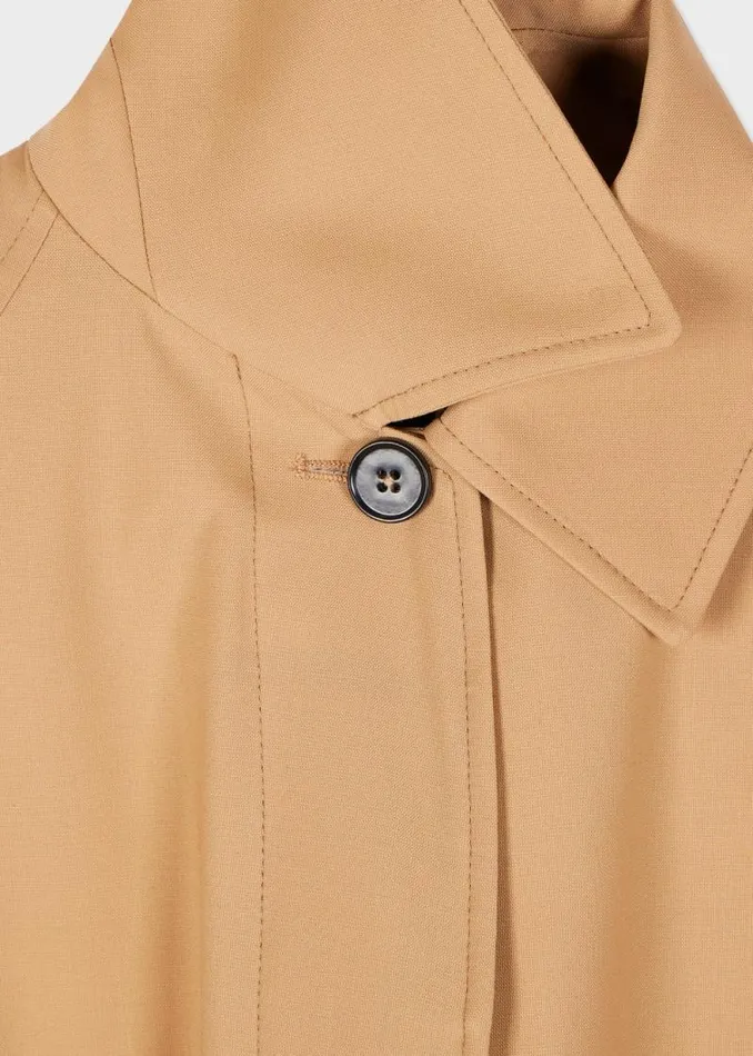 Womens Paul Smith Coats and Jackets Camel 039Storm System039 Wool Belted Mac Womens Paul Smith Coats and Jackets Camel 039Storm System039 Wool Belted Mac