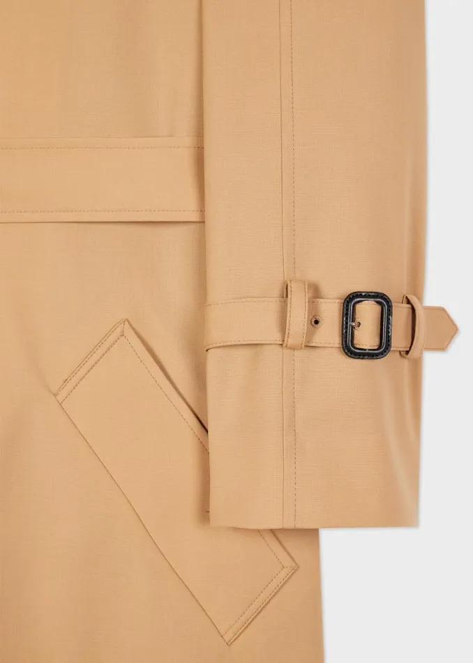Womens Paul Smith Coats and Jackets Camel 039Storm System039 Wool Belted Mac Womens Paul Smith Coats and Jackets Camel 039Storm System039 Wool Belted Mac
