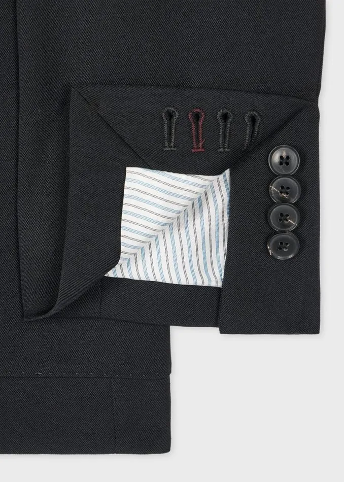 Womens Paul Smith Coats and Jackets Dark Navy 039Shadow Stripe039 Double Breasted Blazer Womens Paul Smith Coats and Jackets Dark Navy 039Shadow Stripe039 Double Breasted Blazer