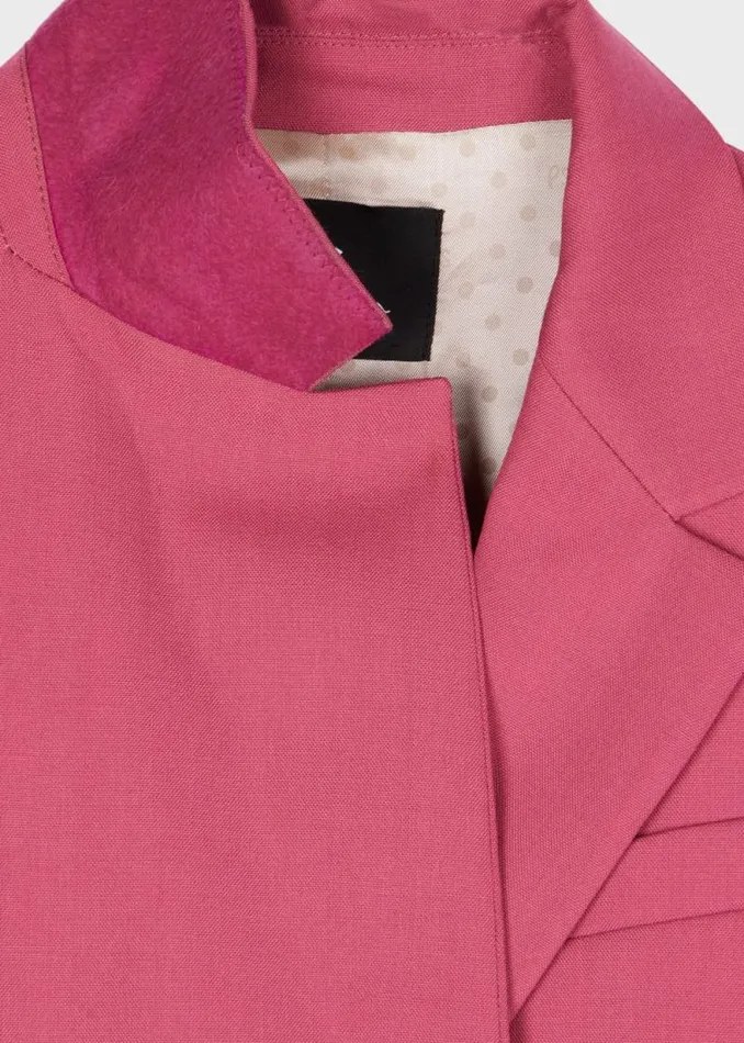 Womens Paul Smith Coats and Jackets Mauve Wool DoubleBreasted Blazer Womens Paul Smith Coats and Jackets Mauve Wool DoubleBreasted Blazer