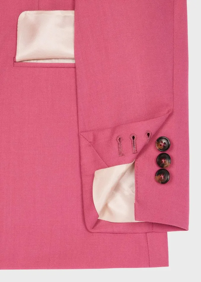 Womens Paul Smith Coats and Jackets Mauve Wool DoubleBreasted Blazer Womens Paul Smith Coats and Jackets Mauve Wool DoubleBreasted Blazer