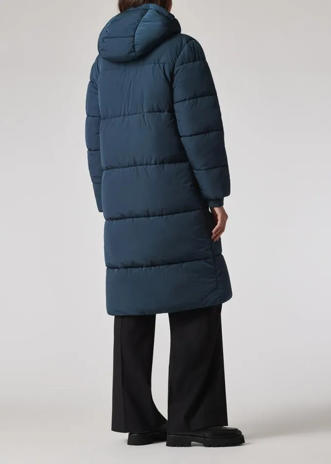 Womens Paul Smith Coats and Jackets Peacock Blue RecycledNylon Wadded Coat