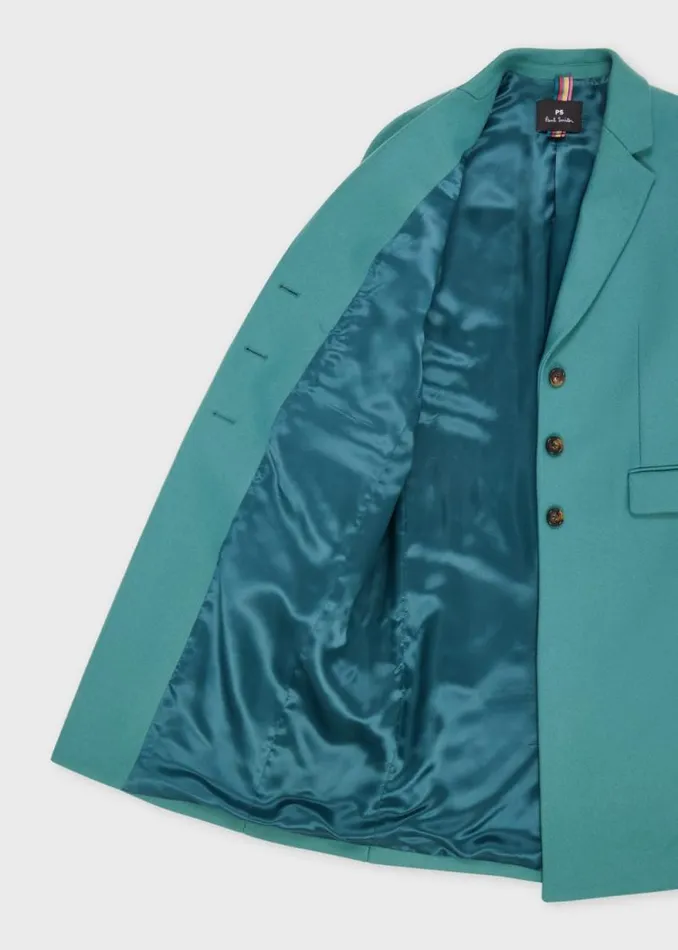 Womens Paul Smith Coats and Jackets Peacock WoolBlend Epsom Coat Womens Paul Smith Coats and Jackets Peacock WoolBlend Epsom Coat