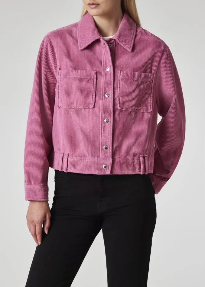 Womens Paul Smith Coats and Jackets Pink Corduroy Chore Jacket