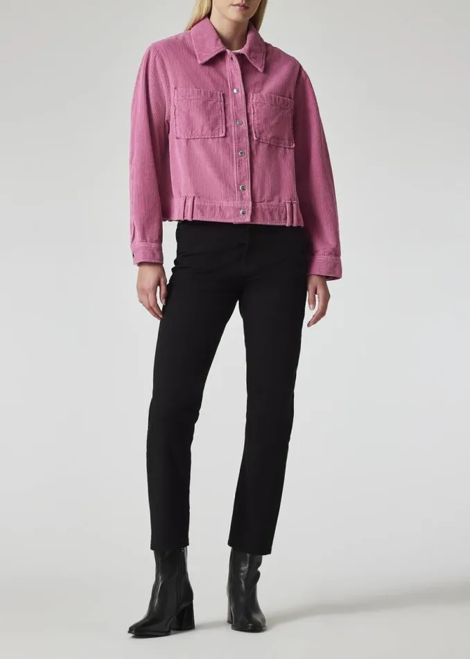 Womens Paul Smith Coats and Jackets Pink Corduroy Chore Jacket
