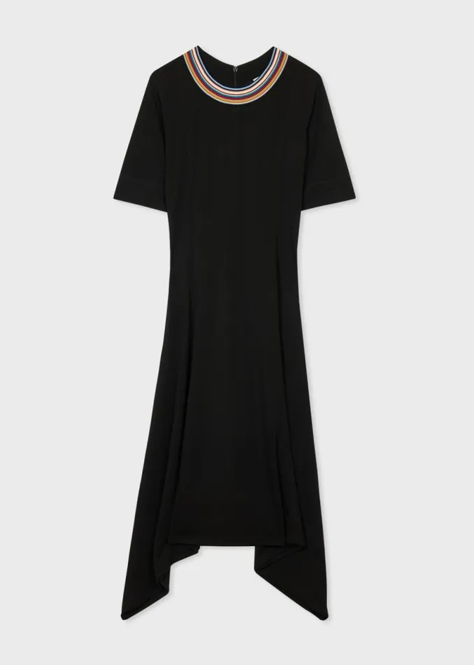 Womens Paul Smith Dresses Black Jersey Hanky Hem Dress Womens Paul Smith Dresses Black Jersey Hanky Hem Dress