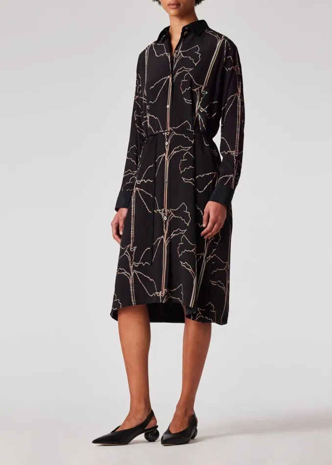 Womens Paul Smith Dresses Black Magnolia 039Signature Stripe039 Shirt Dress