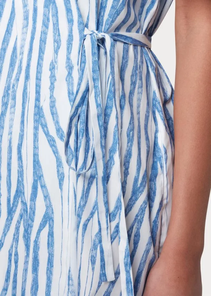 Womens Paul Smith Dresses Light Blue 039Wood Grain Stripe039 Cotton Dress Womens Paul Smith Dresses Light Blue 039Wood Grain Stripe039 Cotton Dress