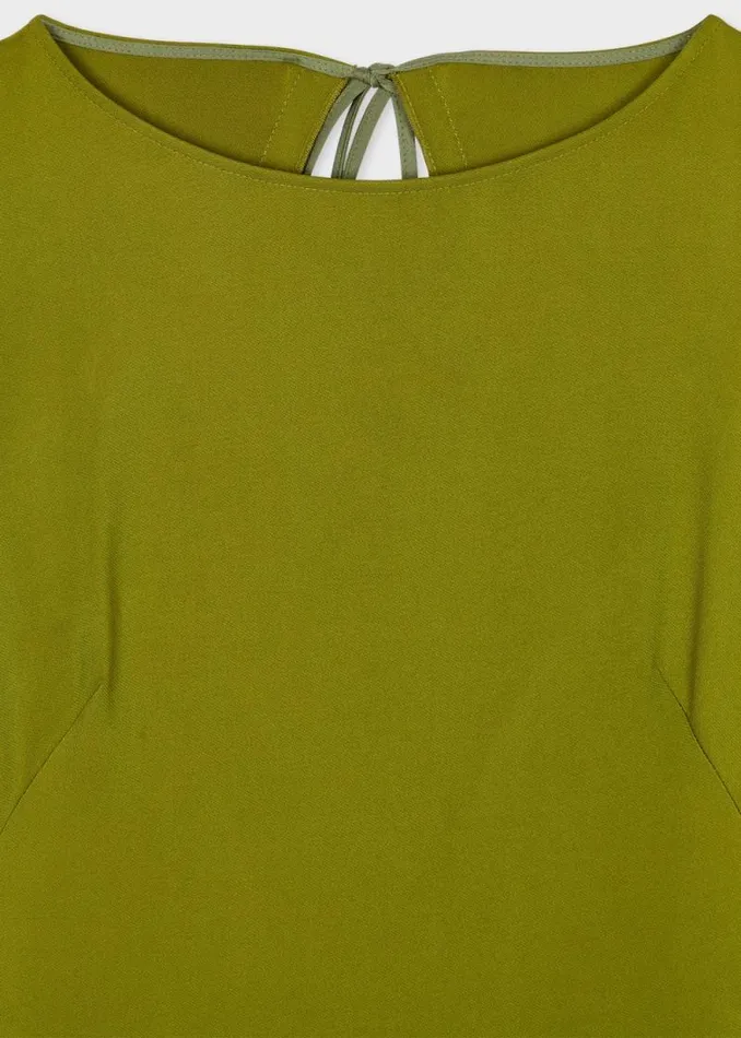 Womens Paul Smith Dresses Moss Green Embroidery LongSleeve Dress