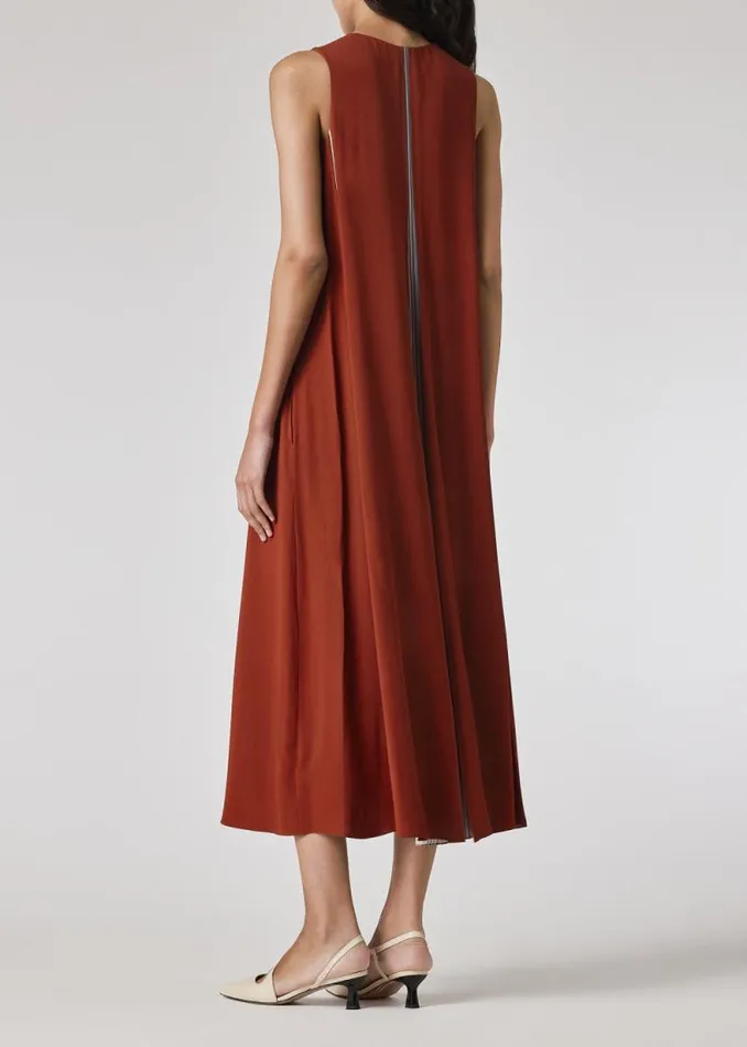 Womens Paul Smith Dresses Terracotta 039Signature Stripe039 Keyhole Sleeveless Dress Womens Paul Smith Dresses Terracotta 039Signature Stripe039 Keyhole Sleeveless Dress