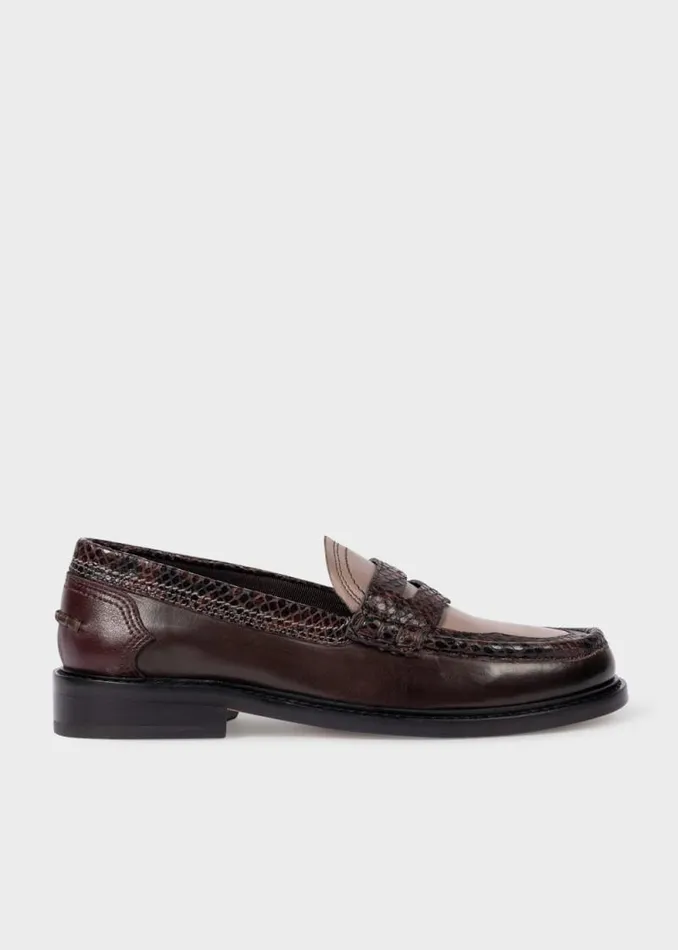 Womens Paul Smith Flats Brown 039Toluca039 Loafers