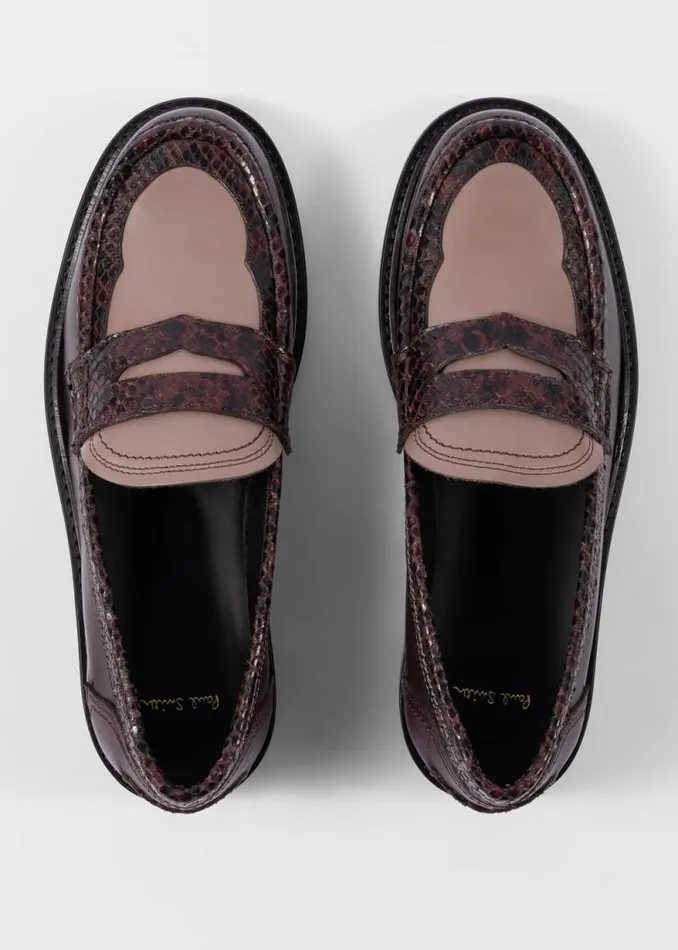 Womens Paul Smith Flats Brown 039Toluca039 Loafers
