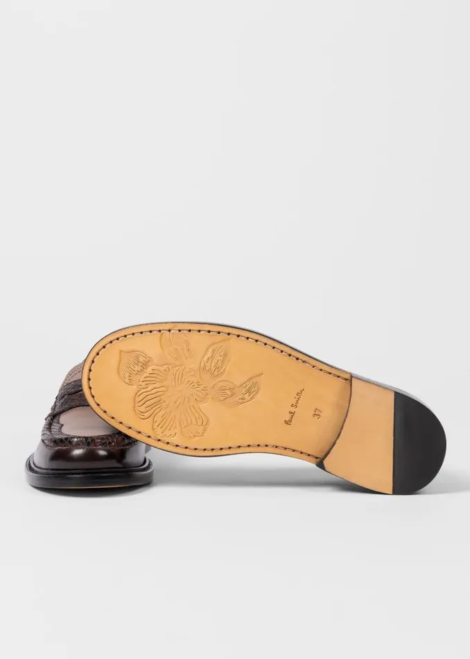 Womens Paul Smith Flats Brown 039Toluca039 Loafers