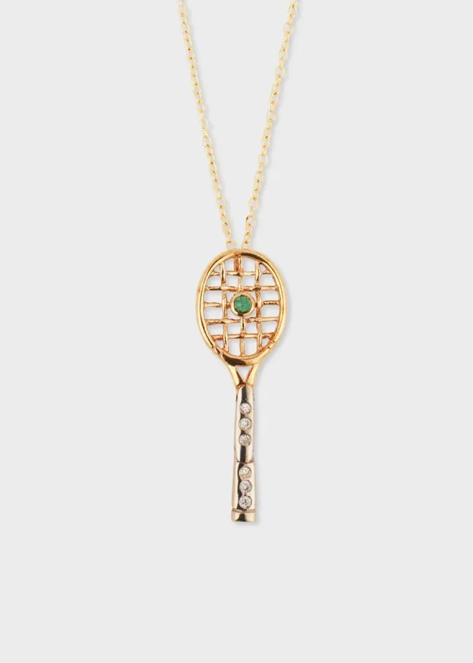 Womens Paul Smith Jewellery Diamond and Emerald Tennis Necklace By Baroque Rocks Womens Paul Smith Jewellery Diamond and Emerald Tennis Necklace By Baroque Rocks