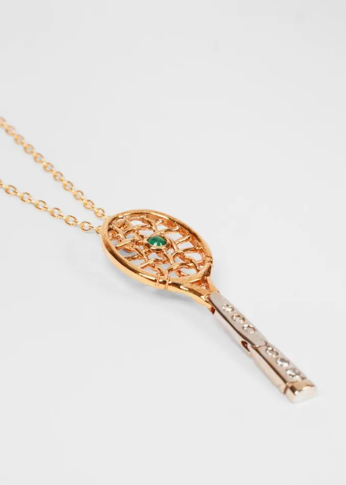 Womens Paul Smith Jewellery Diamond and Emerald Tennis Necklace By Baroque Rocks Womens Paul Smith Jewellery Diamond and Emerald Tennis Necklace By Baroque Rocks