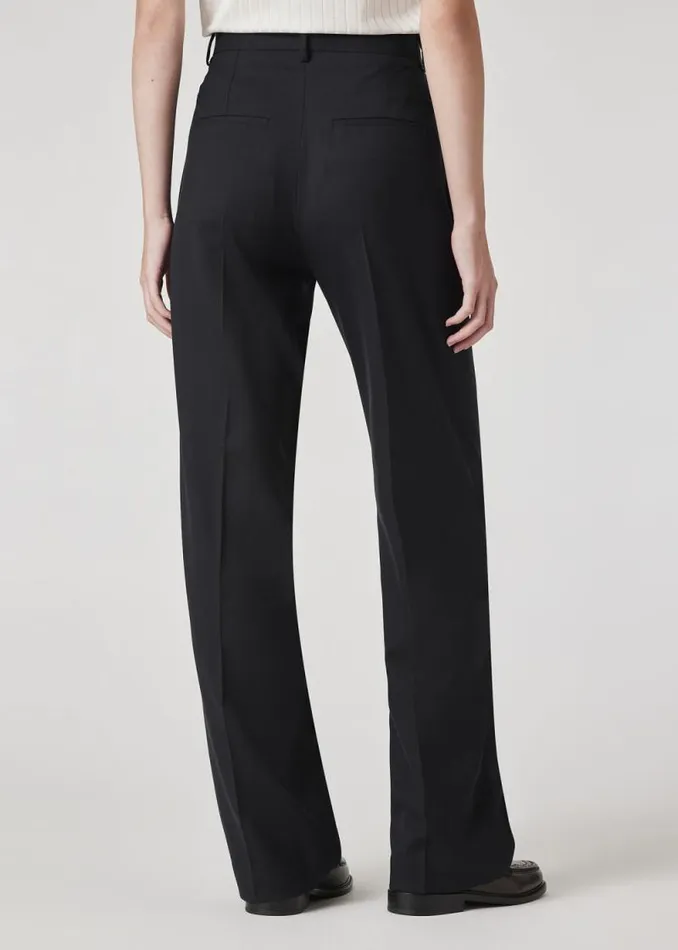 Womens Paul Smith Pants A Suit To Travel In 8211 Black StraightLeg Wool Trousers Womens Paul Smith Pants A Suit To Travel In 8211 Black StraightLeg Wool Trousers