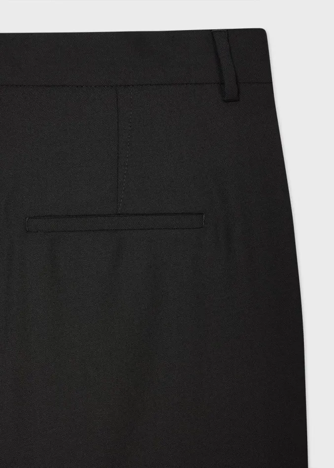 Womens Paul Smith Pants A Suit To Travel In 8211 Black StraightLeg Wool Trousers Womens Paul Smith Pants A Suit To Travel In 8211 Black StraightLeg Wool Trousers