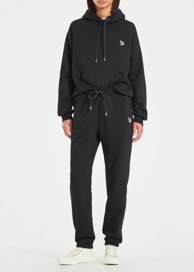 Womens Paul Smith Pants Black Cotton Zebra Sweatpants Womens Paul Smith Pants Black Cotton Zebra Sweatpants