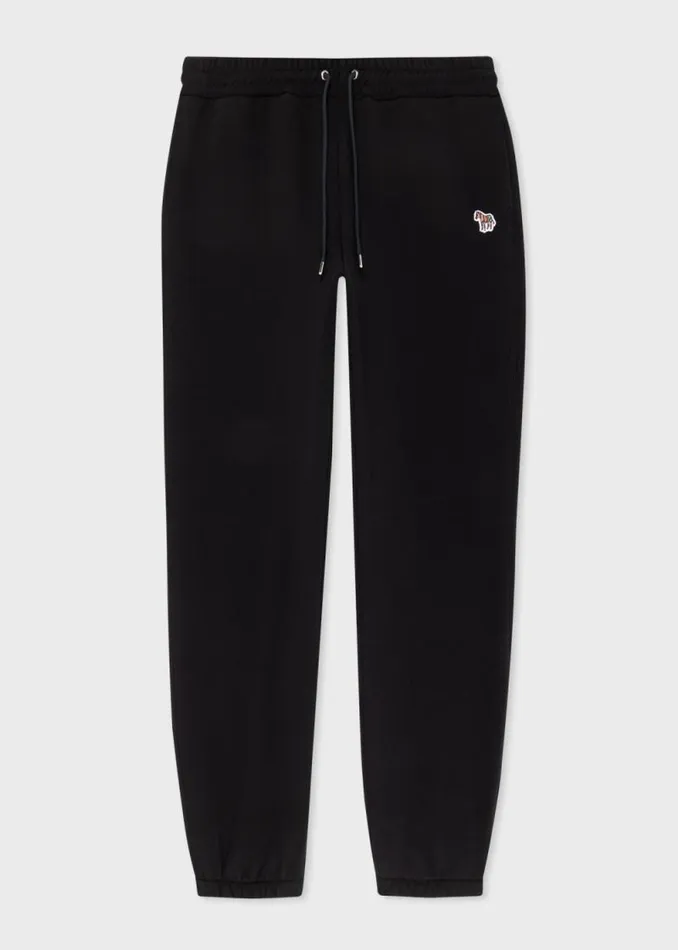 Womens Paul Smith Pants Black Cotton Zebra Sweatpants Womens Paul Smith Pants Black Cotton Zebra Sweatpants
