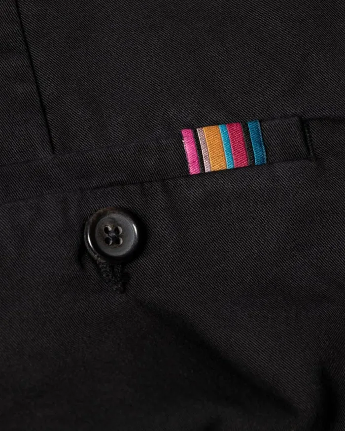 Womens Paul Smith Pants Black StretchCotton SlimFit Chinos Womens Paul Smith Pants Black StretchCotton SlimFit Chinos