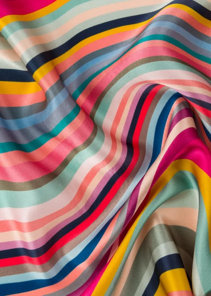 Womens Paul Smith Scarves Long 039Swirl039 Silk Scarf
