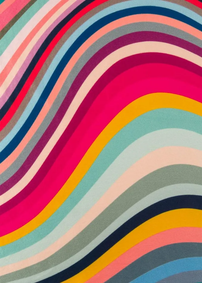 Womens Paul Smith Scarves Long 039Swirl039 Silk Scarf