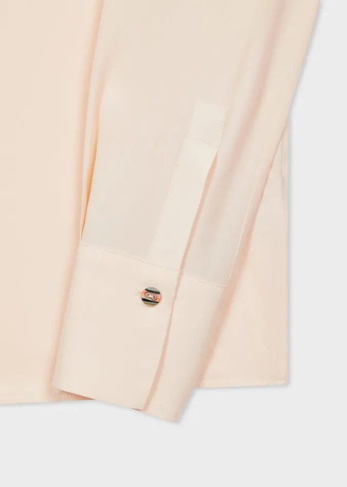Womens Paul Smith Shirts Cream SilkBlend Blouse Womens Paul Smith Shirts Cream SilkBlend Blouse