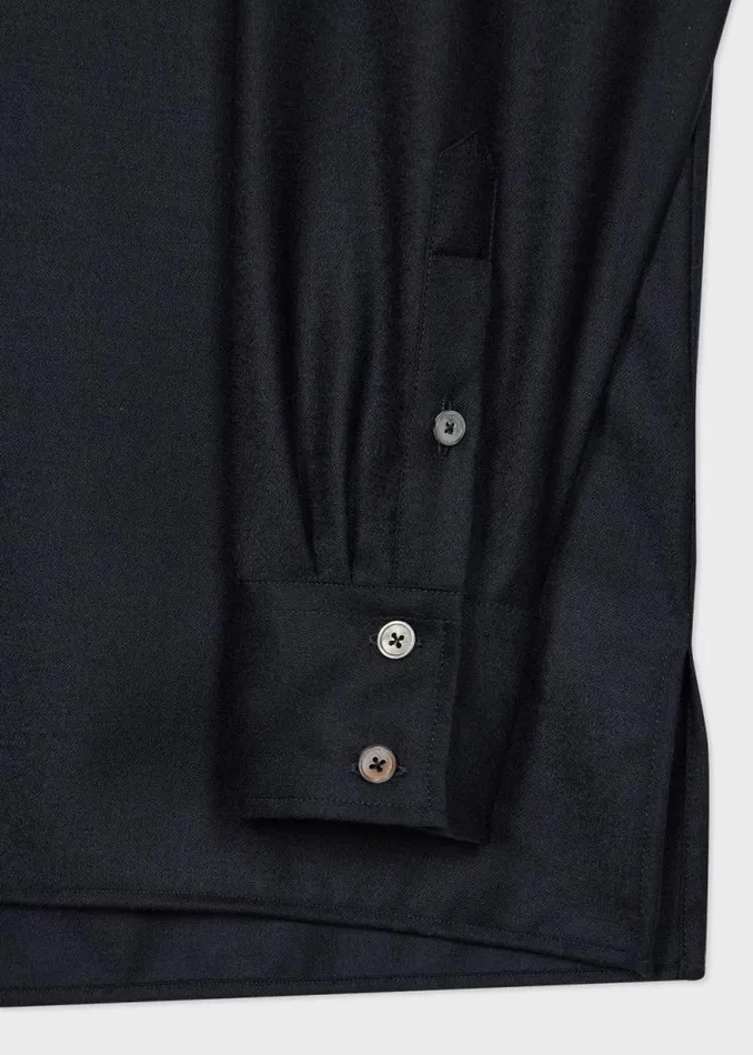 Womens Paul Smith Shirts Navy WoolCashmere Shirt Womens Paul Smith Shirts Navy WoolCashmere Shirt