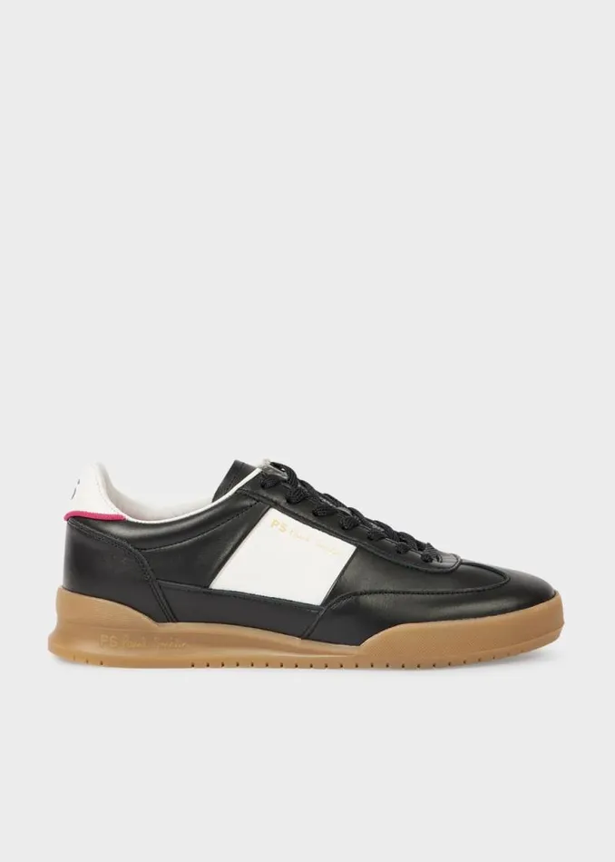 Womens Paul Smith Sneakers Black Leather 039Dover039 Trainers