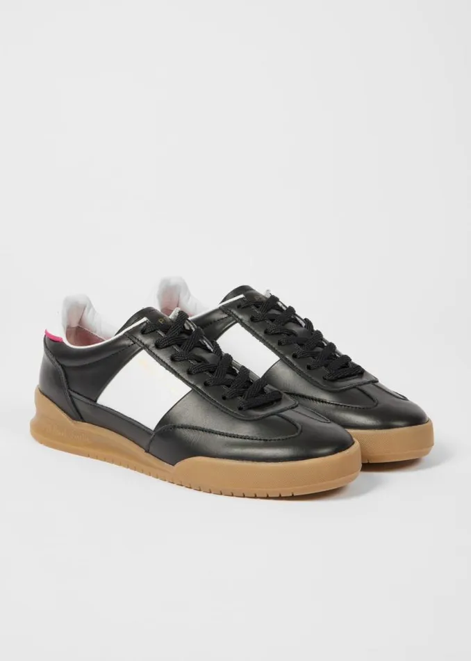 Womens Paul Smith Sneakers Black Leather 039Dover039 Trainers Womens Paul Smith Sneakers Black Leather 039Dover039 Trainers