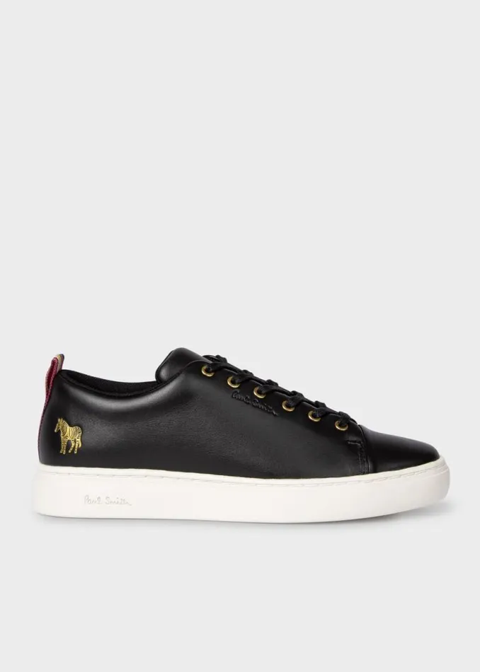 Womens Paul Smith Sneakers Black Leather 039Lee039 Sneakers