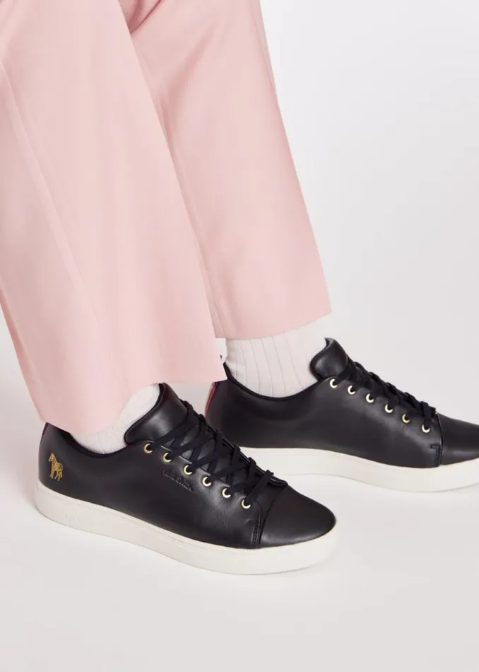 Womens Paul Smith Sneakers Black Leather 039Lee039 Sneakers