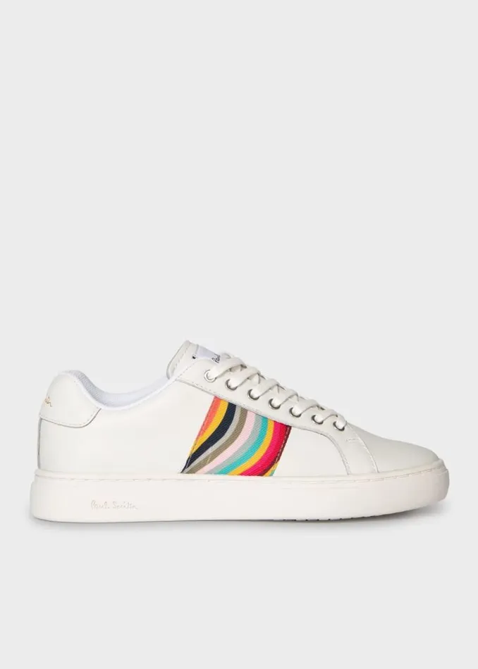 Womens Paul Smith Sneakers White 039Lapin039 Sneakers With 039Swirl039