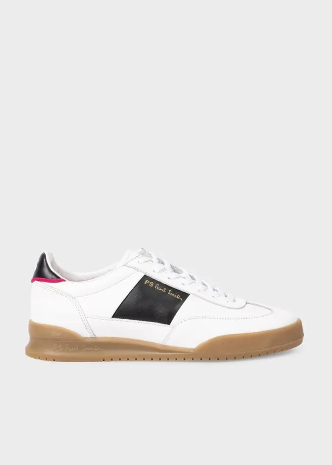 Womens Paul Smith Sneakers White Leather 039Dover039 Trainers