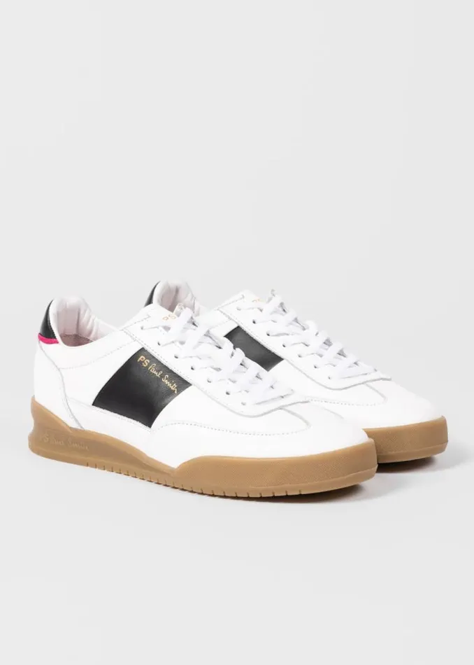 Womens Paul Smith Sneakers White Leather 039Dover039 Trainers Womens Paul Smith Sneakers White Leather 039Dover039 Trainers