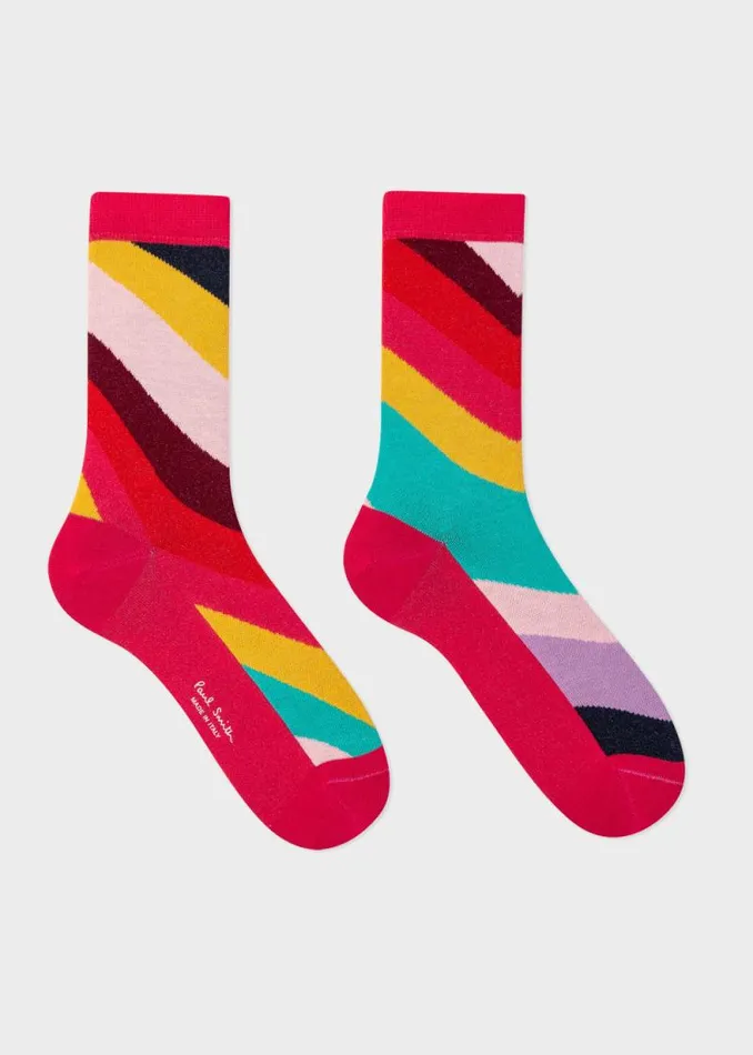 Womens Paul Smith Socks 039Swirl039 Socks Three Pack