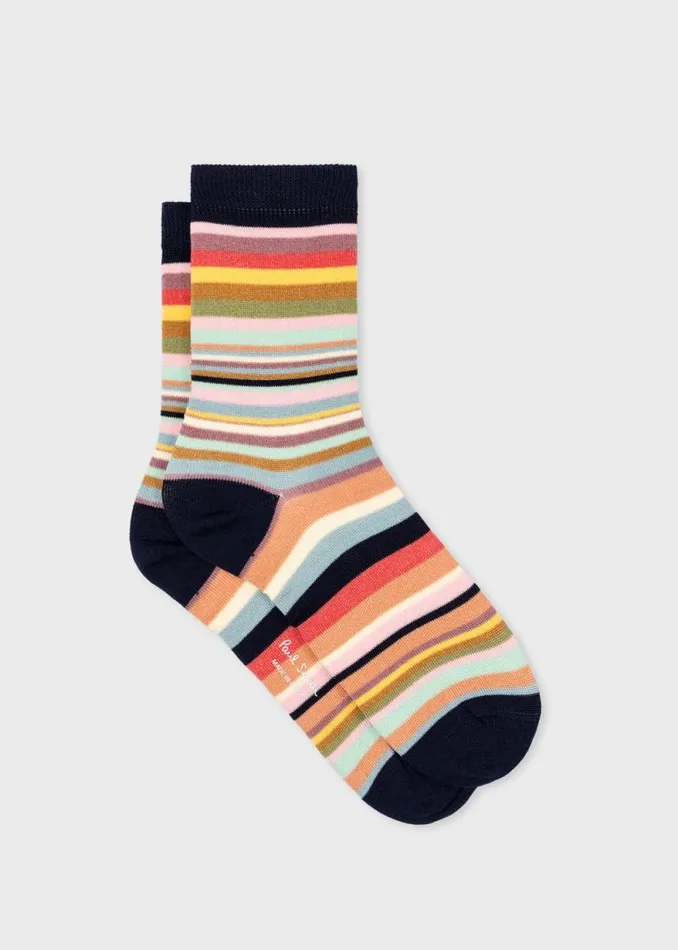 Womens Paul Smith Socks 039Swirl Stripe039 Socks