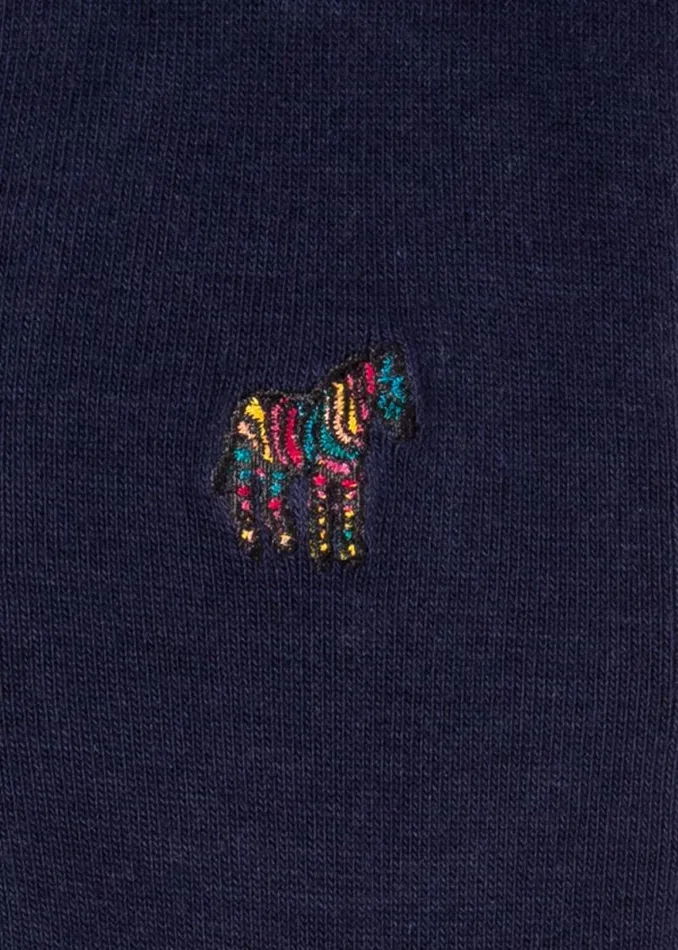 Womens Paul Smith Socks Navy 039Swirl039 Embroidered Zebra Socks Womens Paul Smith Socks Navy 039Swirl039 Embroidered Zebra Socks