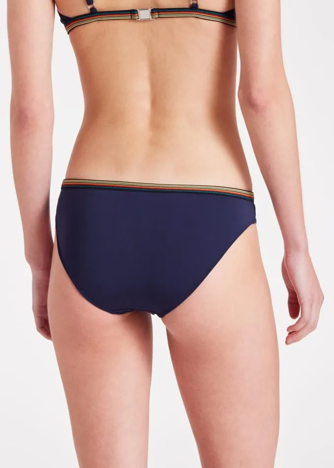 Womens Paul Smith Swimwear Navy 039Signature Stripe039 Trim Bikini Bottom Womens Paul Smith Swimwear Navy 039Signature Stripe039 Trim Bikini Bottom