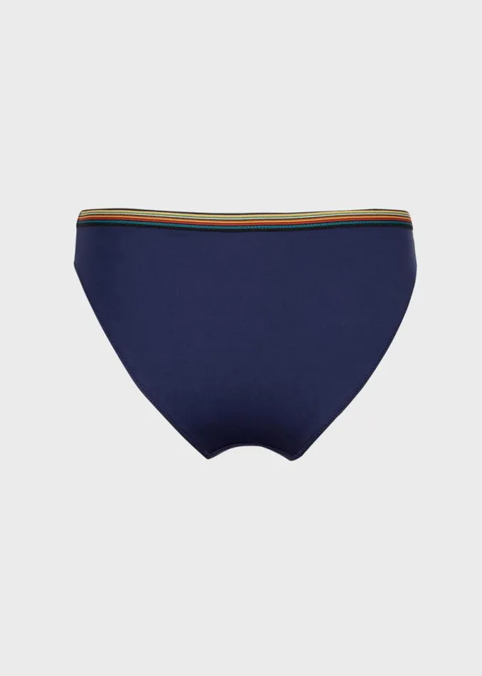Womens Paul Smith Swimwear Navy 039Signature Stripe039 Trim Bikini Bottom Womens Paul Smith Swimwear Navy 039Signature Stripe039 Trim Bikini Bottom