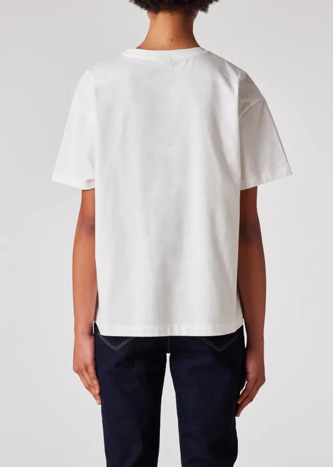 Womens Paul Smith TShirts White 039Hand In Heart039 TShirt Womens Paul Smith TShirts White 039Hand In Heart039 TShirt