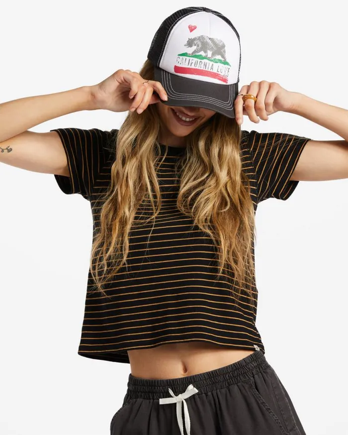 Womens Pitstop Trucker Hat Char 1 Billabong Hats and Beanies Womens Pitstop Trucker Hat Char 1 Billabong Hats and Beanies
