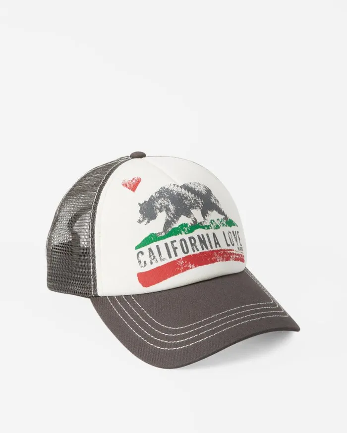 Womens Pitstop Trucker Hat Char 1 Billabong Hats and Beanies Womens Pitstop Trucker Hat Char 1 Billabong Hats and Beanies