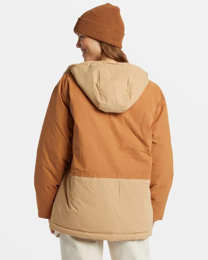 Womens Road To Laguna Hooded Parka Jacket Wet Sand Billabong Jackets Womens Road To Laguna Hooded Parka Jacket Wet Sand Billabong Jackets